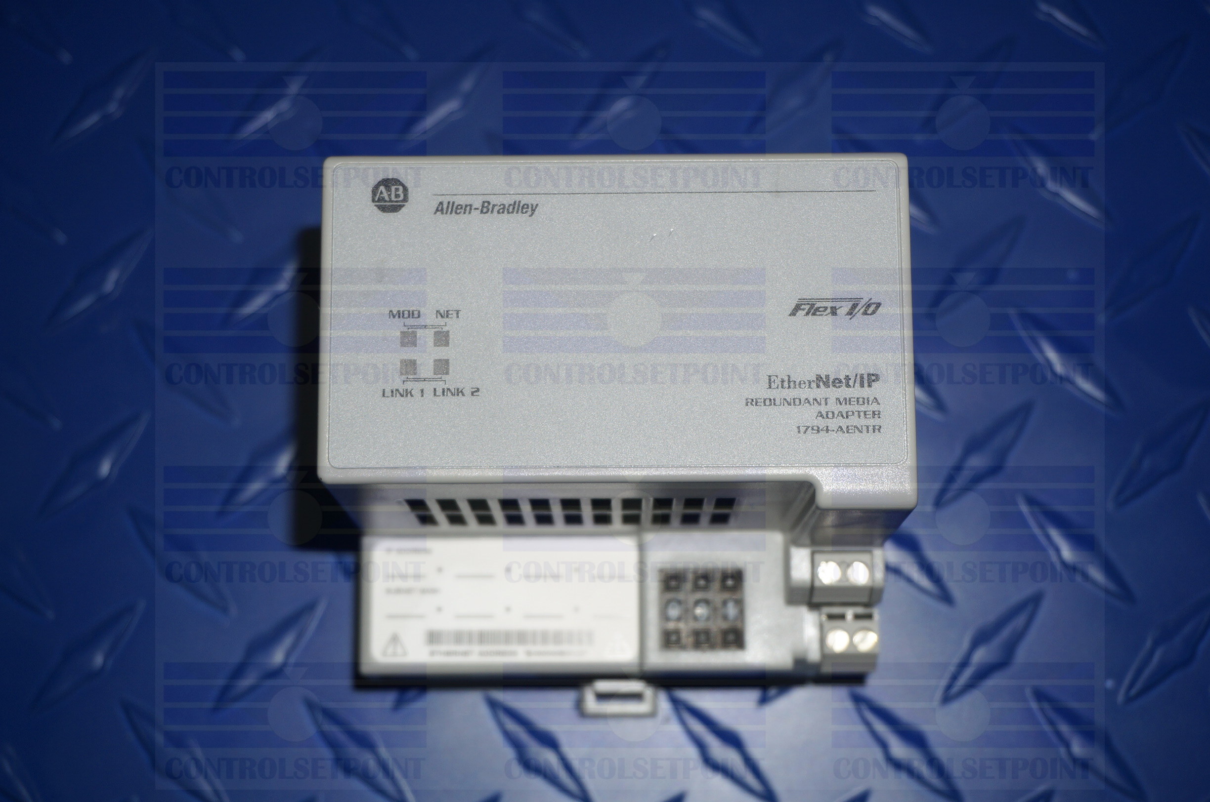 ALLEN BRADLEY 1794-AENTR SER A FLEX ETHERNET IP ADAPTOR MODULE 1794AENTR