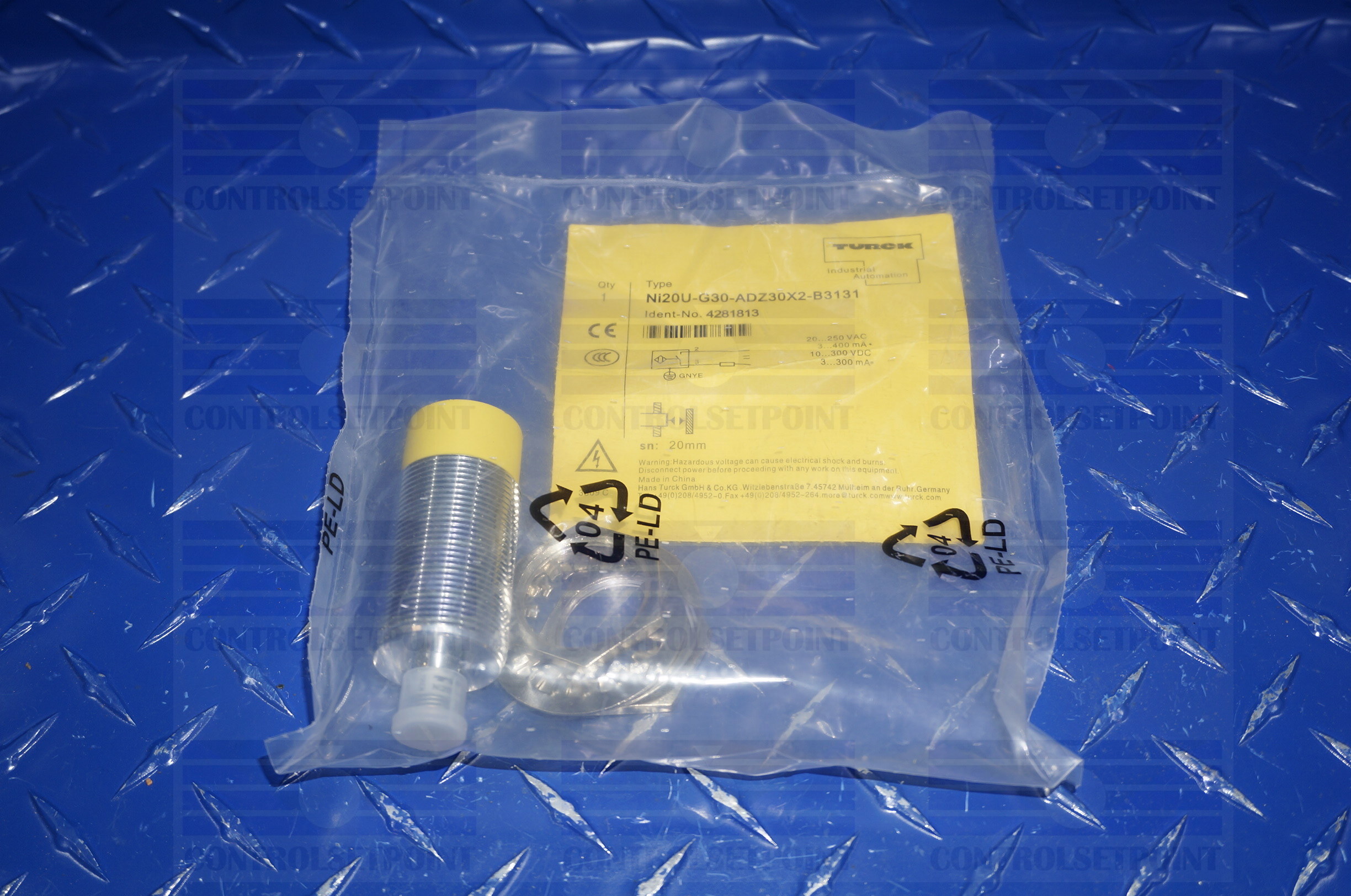 TURCK PROXIMITY SENSOR Ni20U-G30-ADZ30X2-B3131